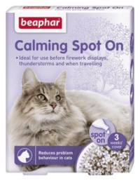 BEAPHAR Calming Spot On Krople Uspokajające Dla Kota 3x0.4ml