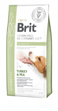 Brit Grain Free Veterinary Diet Dog Diabetes Indyk Z Groszkiem 2kg