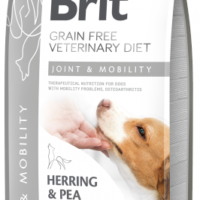 Brit Grain Free Veterinary Diet Dog Joint & Mobility Śledż Z Groszkiem 12kg