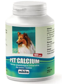 Mikita Pet Calcium 100 Tabletek