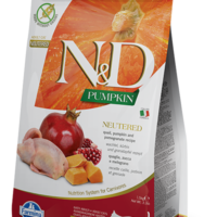 Farmina N&D Pumpkin Feline Neutered Recipe Quail Pumpkin&Pomegranate 1,5kg