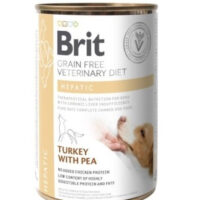 Brit Grain Free Veterinary Diet Dog Hepatic Z Indykiem I Groszkiem 400g
