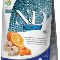 Farmina N&D Ocean Canine Adult Medium&Maxi Cod Pumpkin&Orange 12kg