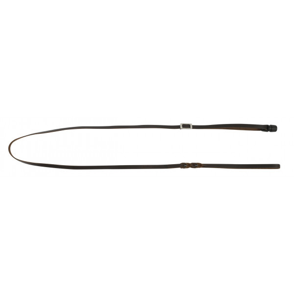KERBL Smycz skórzana GoLeyGo Vegas, z Adapterem,brązowa, 10mm x 105-165cm,S,max.15kg