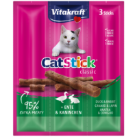Vitakraft Cat Stick Mini Kabanosy Królik Z Kaczką 3x18g