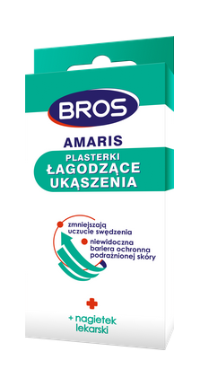 Bros Amaris Plasterki Łagodzące Ukąszenia 20szt