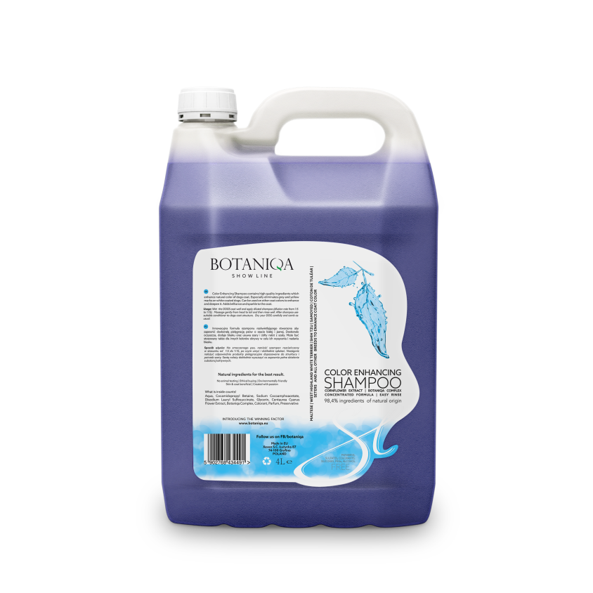BOTANIQA Color Enhancing Shampoo Szampon Rozświetlający 4l