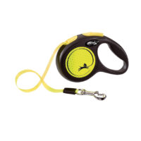 Flexi Smycz New Classic L Taśma 5m Do 50kg Żółty Neon