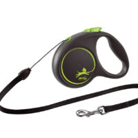 Flexi Smycz Black Design S Taśma 5m Do 12kg Zielona