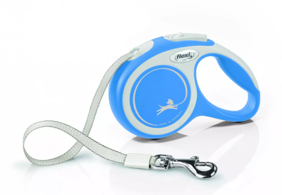 Flexi Smycz New Comfort L Taśma 8m Do 50kg Niebieska