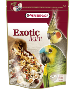 Versele-Laga Exotic Light - Mieszanka Z Prażonymi Ziarnami Dla Dużych I Średnich Papug 750g