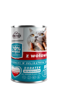 Frendi Kawałki W Delikatnym Sosie Z Wołowiną 400g