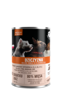 PetRepublic Dziczyzna Krojone Kawałki W Delikatnym Sosie 400g