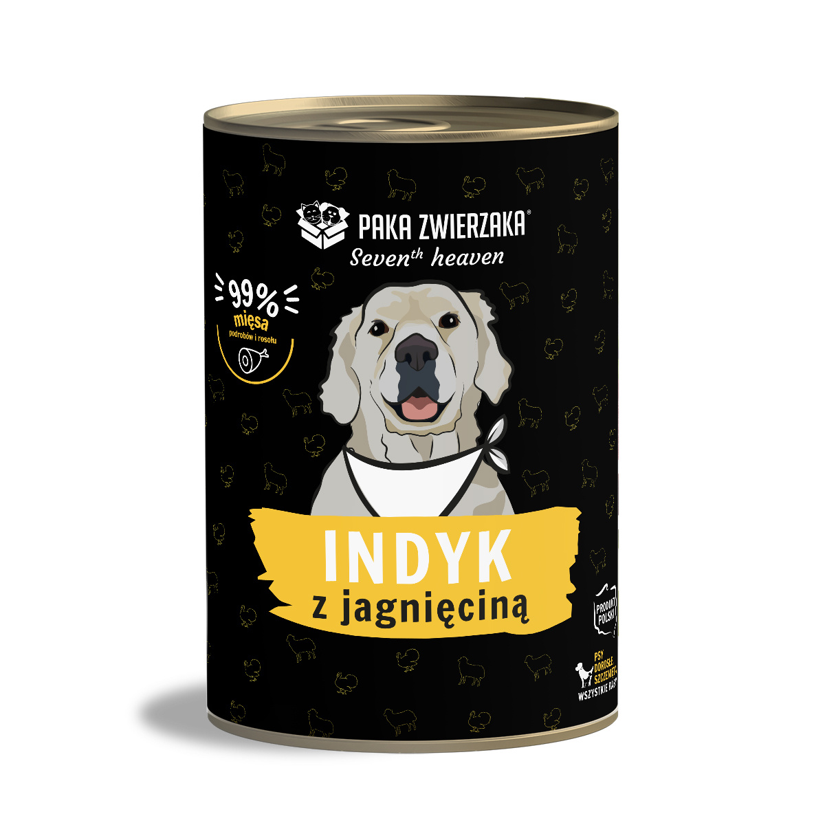Paka Zwierzaka Seventh Heaven Indyk Z Jagnięciną 400g
