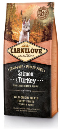 Carnilove Salmon & Turkey For Large Breed Puppy 12kg