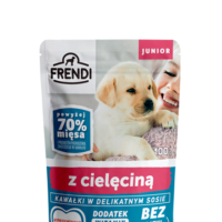 Frendi- Junior, Kawałki w delikatnym sosie z cielęciną 100g