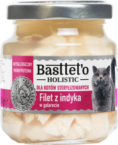 Basttet’o Holistic Filet Z Indyka Dla Kotów Sterylizowanych 130g
