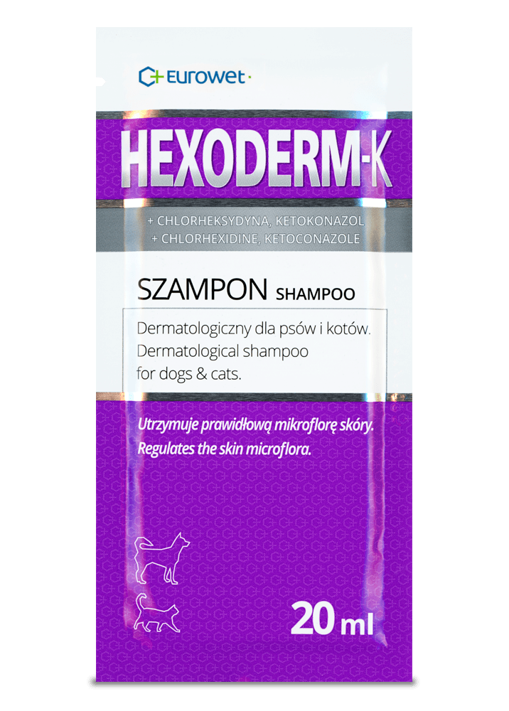 Eurowet Hexoderm-K Szampon Dla Psa I Kota 20ml