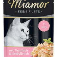 Miamor Feine Filets - Mokra Karma dla Kota, Filety z Tuńczyka z Krabem