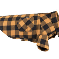 Amiplay Ranger koszula w kratę dla Yorkshire Terrier 30x32x46 cm żółty