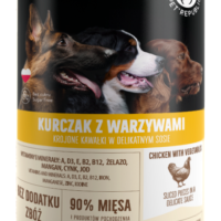 PetRepublic Kawałki W Sosie Z Kurczakiem I Warzywami 800 G