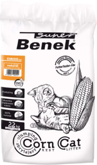 SUPER BENEK Corn Żwirek Kukurydziany Zapach Naturalny 35L