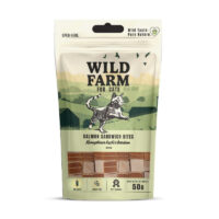 WILD FARM Kanapkowe Kąski Przysmak Dla Kota Z Łososiem 50g