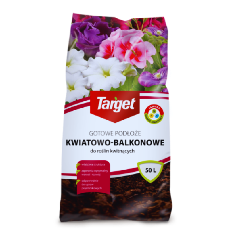 Gotowe podłoże kwiatowo-balkonowe 50 L