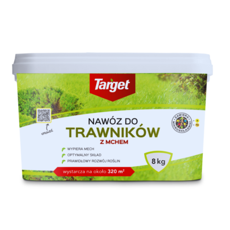 Nawóz granulowany do trawników z mchem 8kg