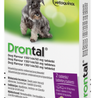 VETOQUINOL Drontal - Dog Flavour Tabletki Dla Psów 2tabl. (kostki)