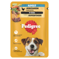 Pedigree Mokra Karma Dla Dorosłych Psów Z Kurczakiem I Warzywami W Sosie 100g
