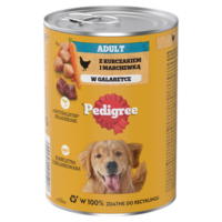 Pedigree Mokra Karma Dla Dorosłych Psów Z Kurczakiem I Warzywami W Galaretce 400g