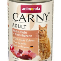 Animonda Cat Carny Adult Kurczak, Indyk I Serca Kaczki 400g