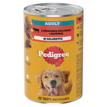 Pedigree Mokra Karma Dla Dorosłych Psów Z Wołowiną W Galaretce 1200g