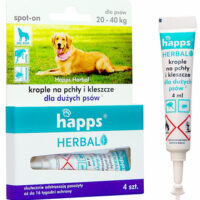 Bros Happs Herbal Krople Na Pchły I Kleszcze Dla Dużych Psów 4 Tubki