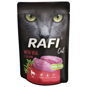 Dolina Noteci Rafi Cat Adult Z Cielęciną 100g