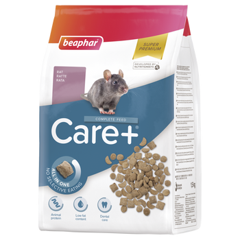 BEAPHAR Care+ Rat Karma Super Premium Dla Szczurów 1,5kg