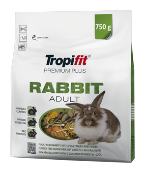 Tropifit Premium Plus Rabbit Adult 750g
