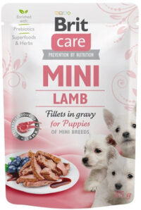 Brit Care Mini Lamb Fillets In Gravy For Puppy 85g