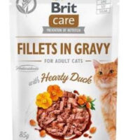 Brit Care Cat Pouches Fillets In Gravy With Hearty Duck 85g
