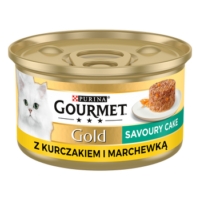 Purina Gourmet Gold Savoury Cake z kurczakiem i marchewką 85g