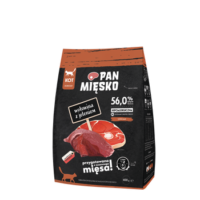 PAN MIĘSKO Sucha karma dla kota – Wołowina z jeleniem, 400 g