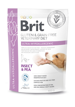 Brit GF Veterinary Diets Dog Ultra-Hypoallergenic Insect 400g