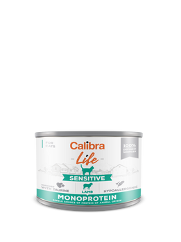 Calibra Cat Life Sensitive Karma Dla Kota Z Jagnięciną 200g