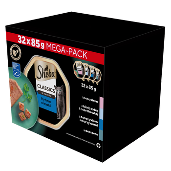 SHEBA® Classics Rybne Smaki 32x85g