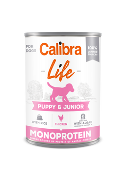 Calibra Dog Life Puppy & Junior Chicken Karma Dla Psa 400g