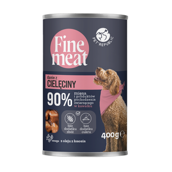 PetRepublic FineMeat Danie z Cielęciny 400g