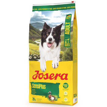 Josera SensiPlus Karma Bezglutenowa Z Kaczką Dla Psów Dorosłych 12,5kg