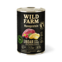 WILD FARM Monoprotein Wild Boar 400g – hipoalergiczna karma dla psa