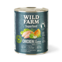 Wild Farm Superfood Kurczak – mokra karma z dynią i jabłkiem 800g